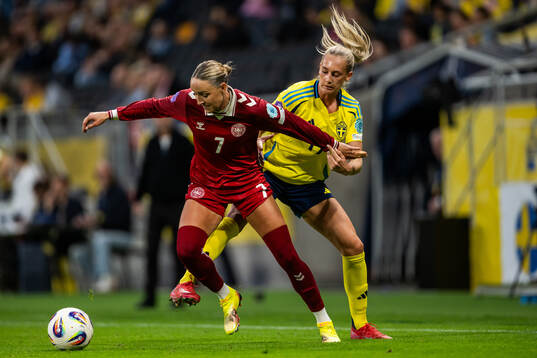 Sanne Troelsgaard of Denmark and Ellen Wangerheim of Sweden
