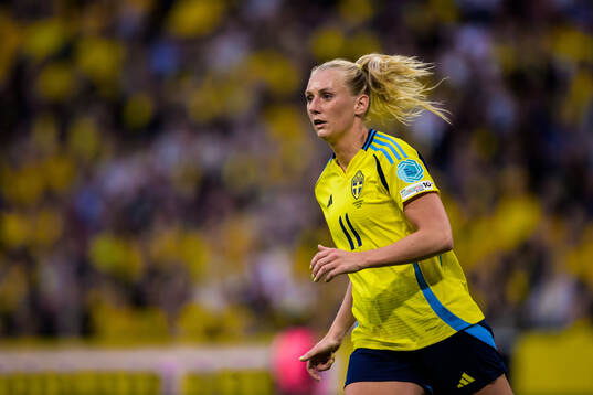 Stina Blackstenius of Sweden