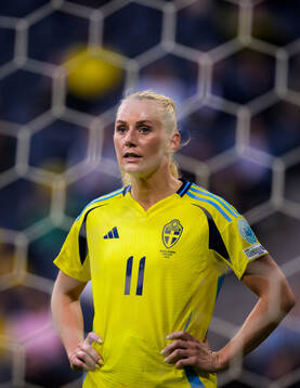 Stina Blackstenius of Sweden