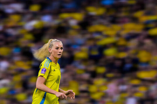 Stina Blackstenius of Sweden