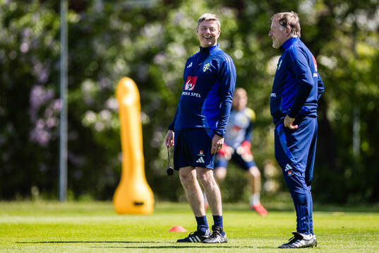 Head coach Jon Dahl Tomasson and Assistant coach Remy