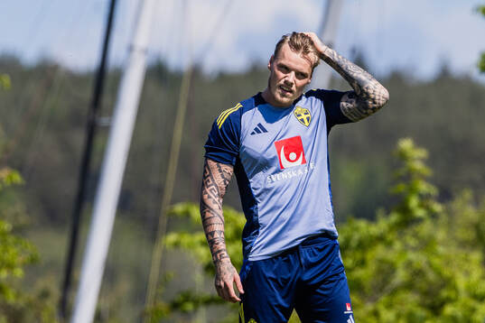 Victor Eriksson of the Swedish men's national football team