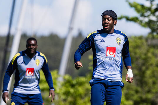 Anthony Elanga of the Swedish men's national football team