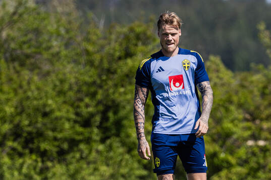 Victor Eriksson of the Swedish men's national football team