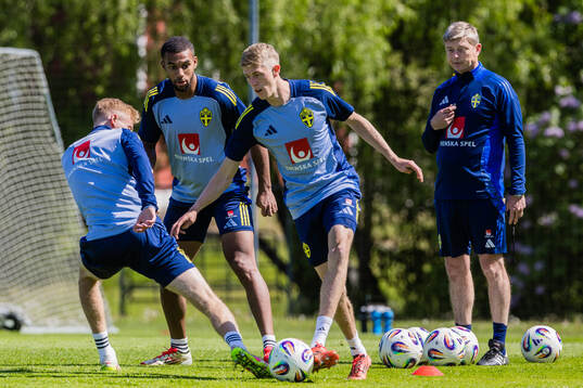Hugo Larsson, Isak Hien, Alexander Bernhardsson and head