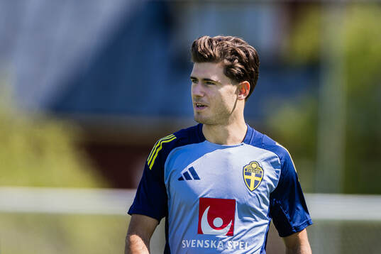 Besfort Zeneli of the Swedish men's national football team