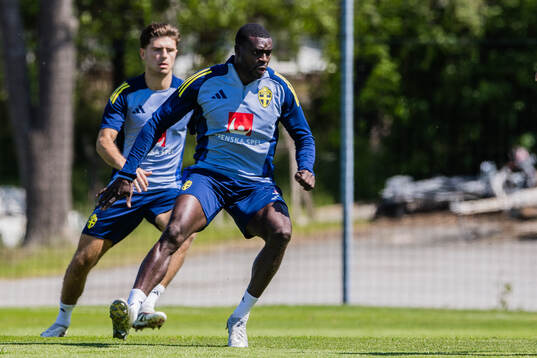 Ken Sema of the Swedish men's national football team