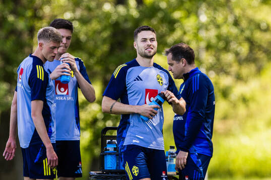 Gabriel Gudmundsson of the Swedish men's national football