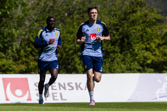 Ken Sema and Emil Holm of the Swedish men's national