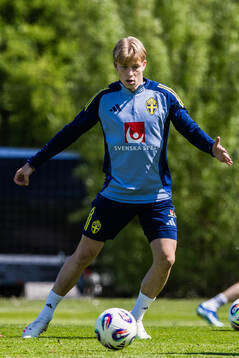 Daniel Svensson of the Swedish men's national football team