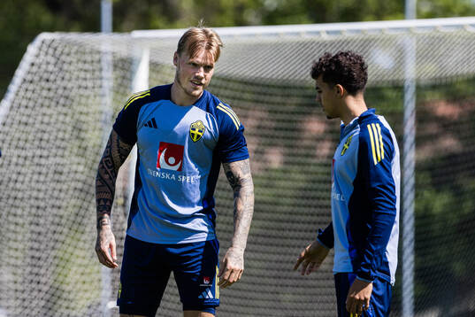 Victor Eriksson and Yasin Ayari of the Swedish men's