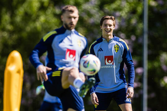 John Mellberg of the Swedish men's national football team