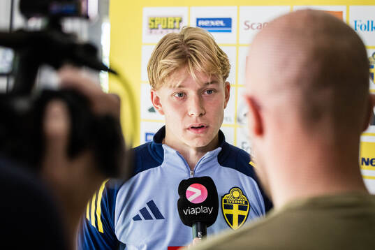 Daniel Svensson of the Swedish men's national football team