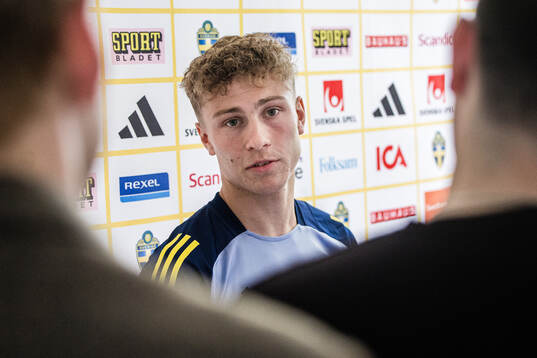 Hugo Bolin of the Swedish men's national football team in