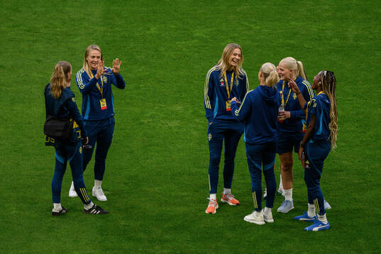 Magdalena Eriksson and Fridolina Rolfö of Sweden