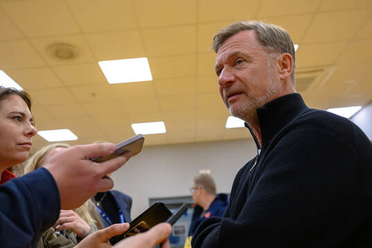 Head coach Peter Gerhardsson of Sweden