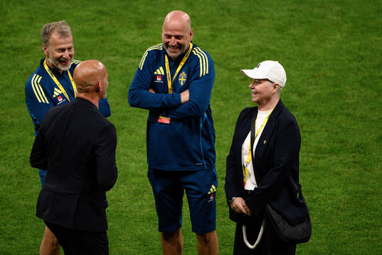 Team manager Marika Domanski Lyfors of Sweden