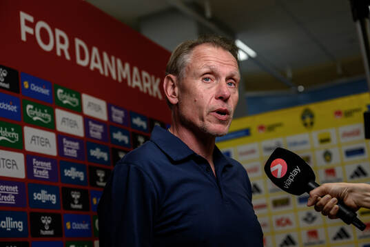 Head coach Andreé Jeglertz of Denmark