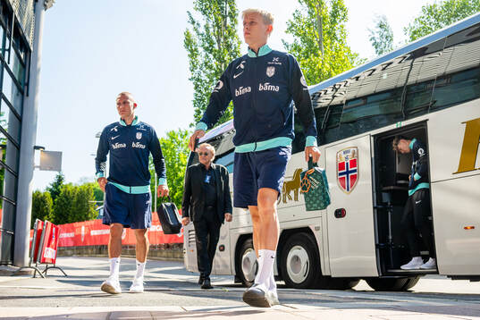 Leo Østigård and Marcus Holmgren Pedersen of the