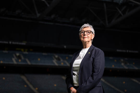 Lena Wallgren från Svenska fotbollförbundets styrelse