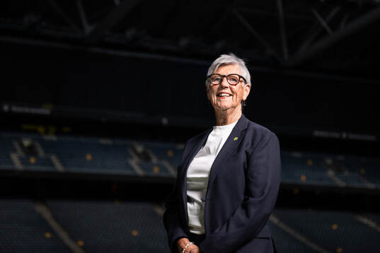 Lena Wallgren från Svenska fotbollförbundets styrelse