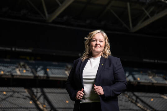Erika Nilsson från Svenska fotbollförbundets styrelse