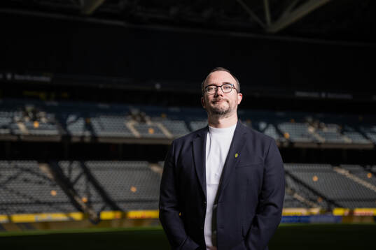 Lars Helmersson från Svenska fotbollförbundets styrelse