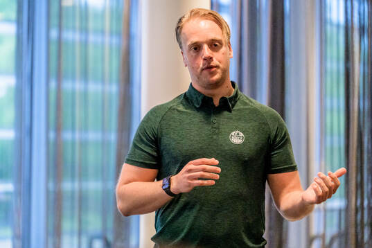 Rögles sportchef Hampus Sjöström