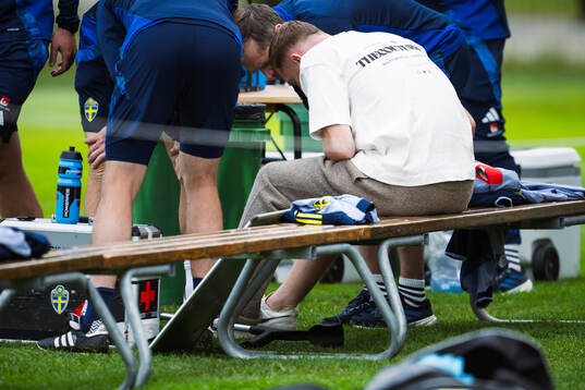 Dejan Kulusevski of the Swedish national football team at a