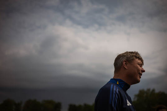 Head coach Jon Dahl Tomasson of the Swedish national