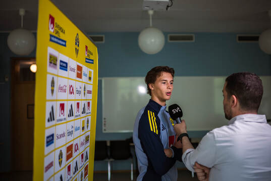 John Mellebrg of the Swedish men’s national football team