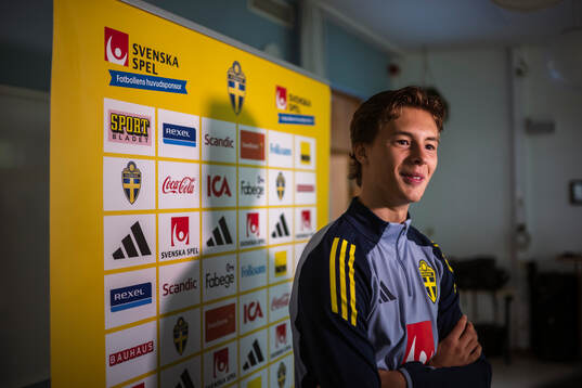 John Mellberg of the Swedish men’s national football team