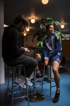 John Mellberg of the Swedish men’s national football team