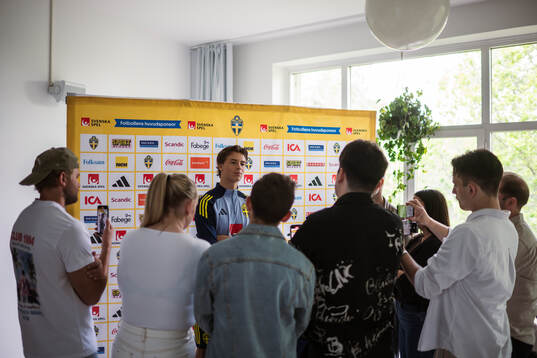 John Mellberg of the Swedish men’s national football team