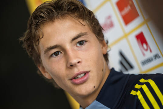 John Mellberg of the Swedish men’s national football team