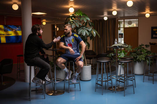 Jesper Karlström of the Swedish men’s national football
