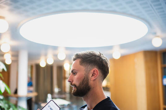 Axel Norén of the Swedish men’s national football team