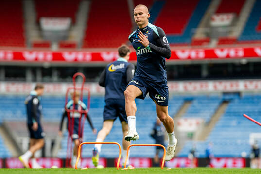 Leo Østigård of the Norwegian national football team