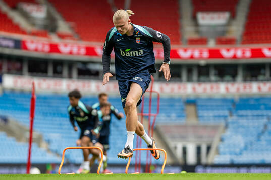Erling Braut Haaland of the Norwegian national football team