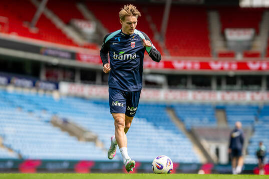 Martin Ødegaard of the Norwegian national football team