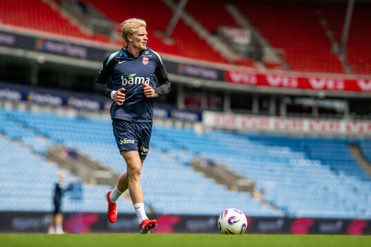 Morten Thorsby of the Norwegian national football team