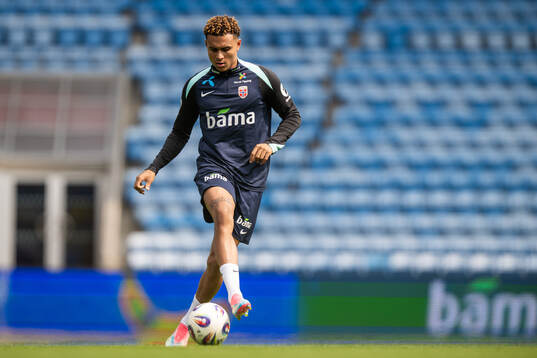 Antonio Nusa of the Norwegian national football team