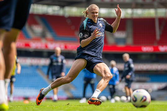 Erling Braut Haaland of the Norwegian national football team