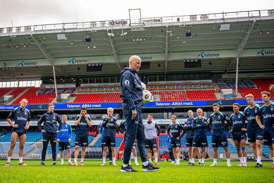 Ståle Solbakken, head coach of the Norwegian national