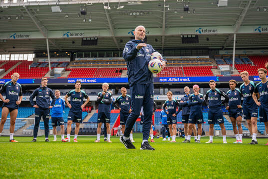 Ståle Solbakken, head coach of the Norwegian national