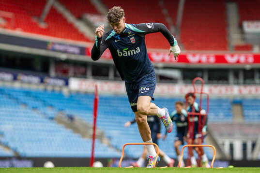 Jørgen Strand Larsen of the Norwegian national football