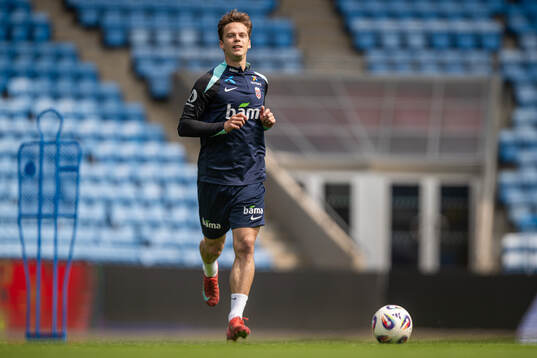 Felix Horn Myhre of the Norwegian national football team
