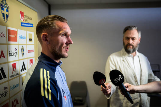 Robin Olsen of the Swedish national football team