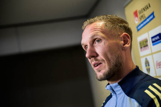 Robin Olsen of the Swedish national football team