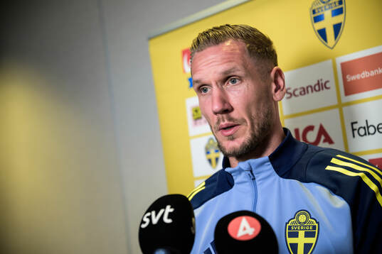 Robin Olsen of the Swedish national football team